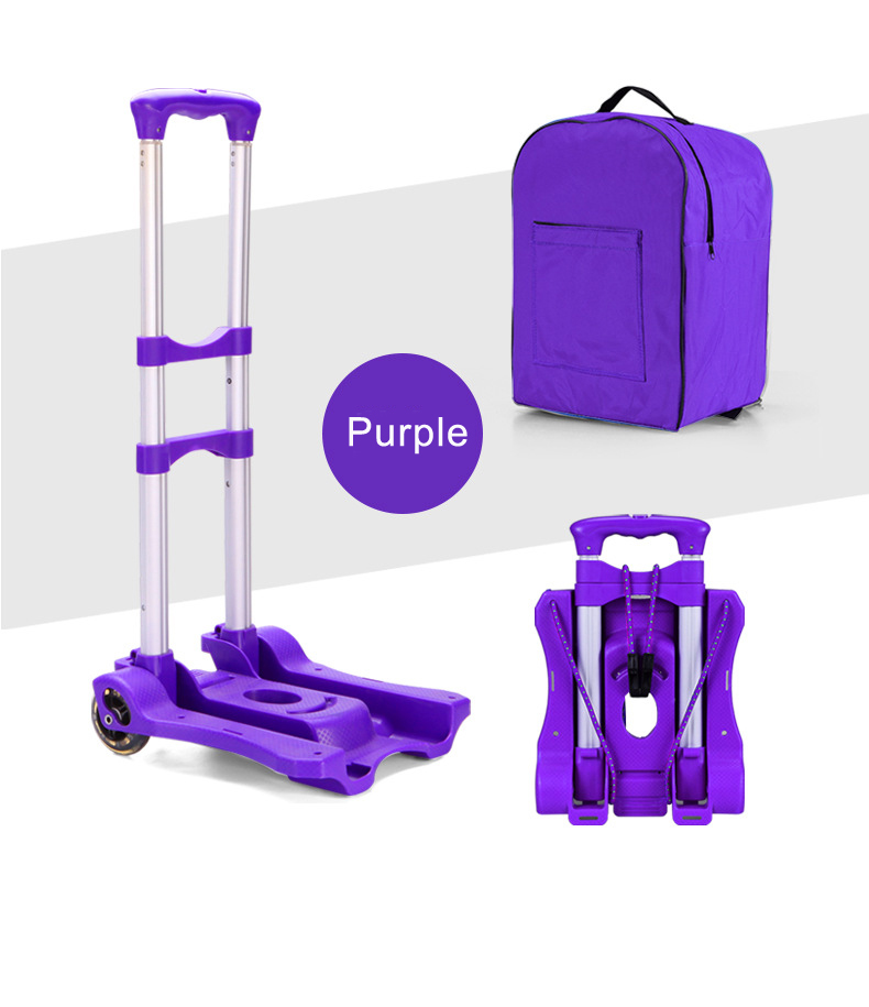 알루미늄 Lugggae 카트 최고 품질의 접이식 고정 바퀴 쇼핑 헤비 듀티 카트 다기능 휴대용 트롤리 Carretillas